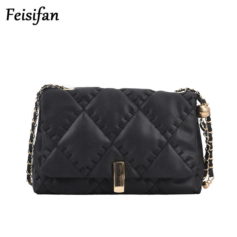 

Lingge Chain Soft Bag Luxury Designer Bags Leather Shoulder Bag Lipstick Bag Purses Handbags Satchels Messenger Female Za Clutch