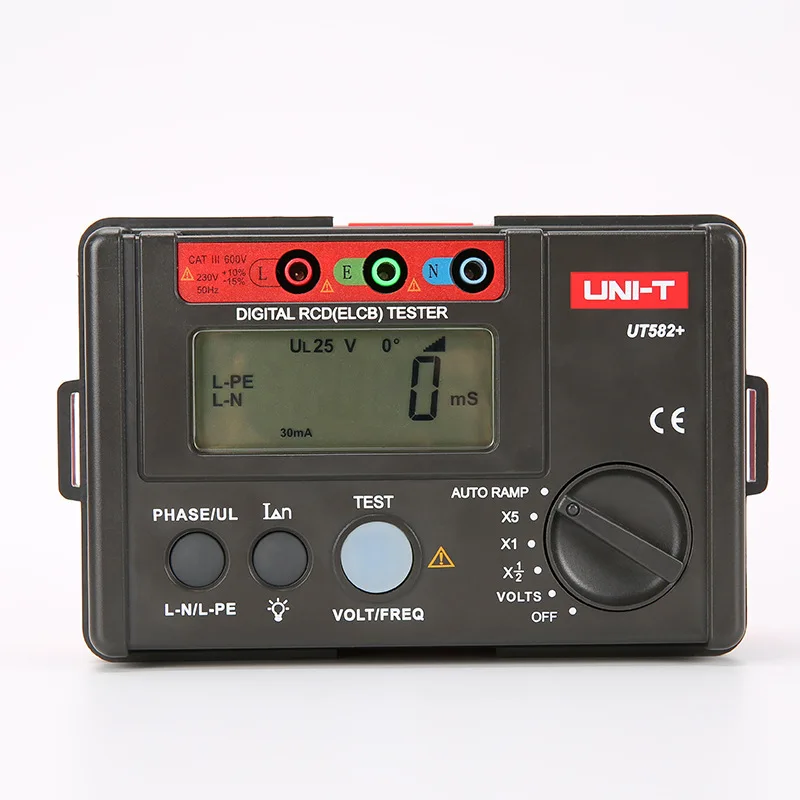 Цифровой измеритель цепи утечки UT582 + прибор для проверки RCD автоматический