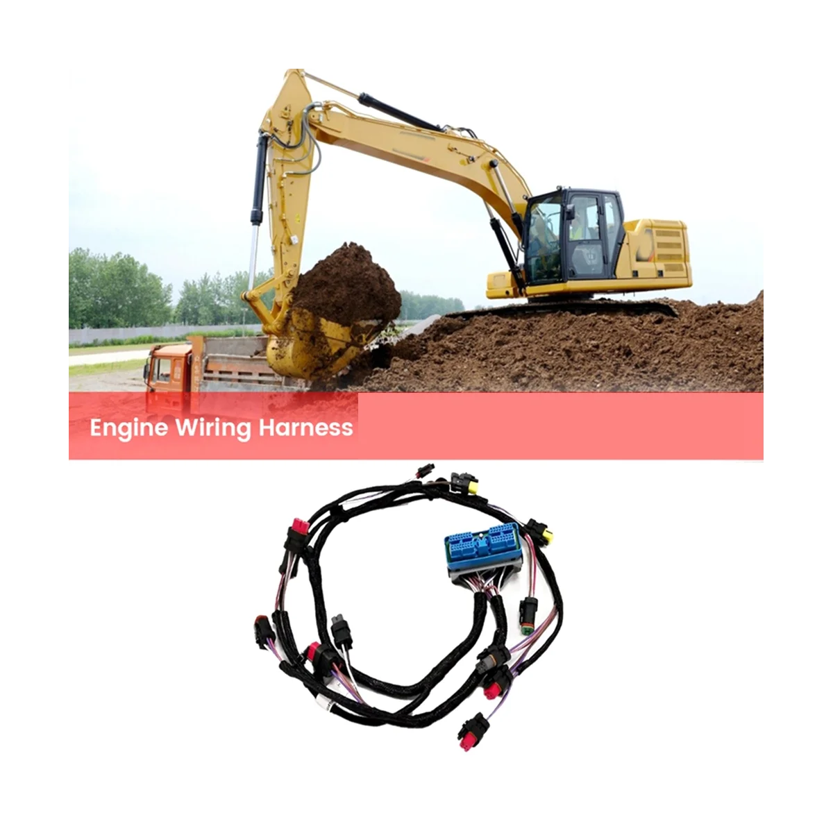 Жгут проводов двигателя 260-5541 для 320DL 323D 326D .6 2605541 260-5542 2605542