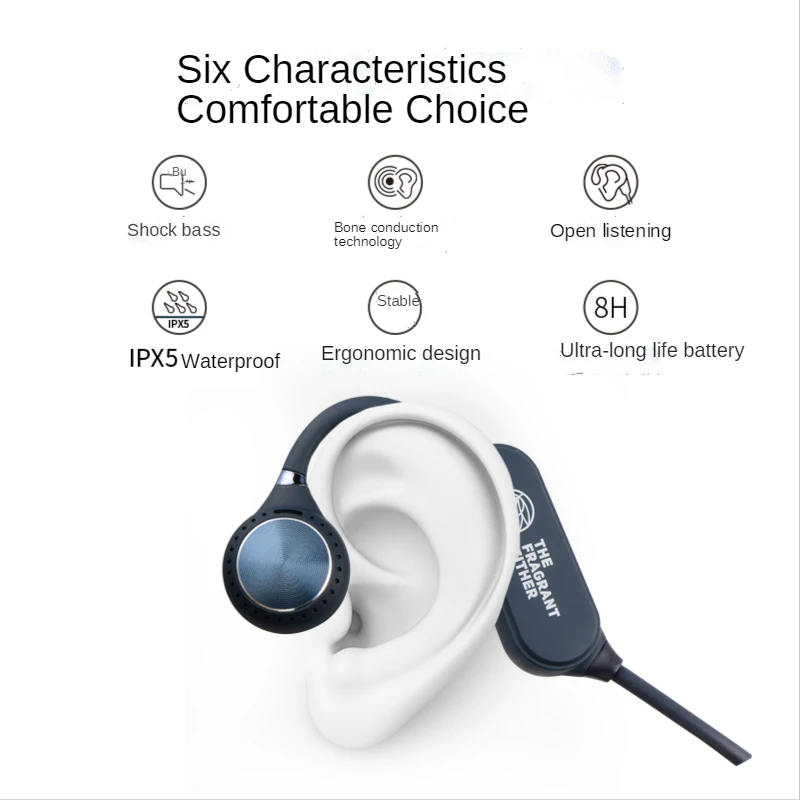 Беспроводные наушники TFZ K100 с костной проводимостью Bluetooth 5 0 APTX водонепроницаемые