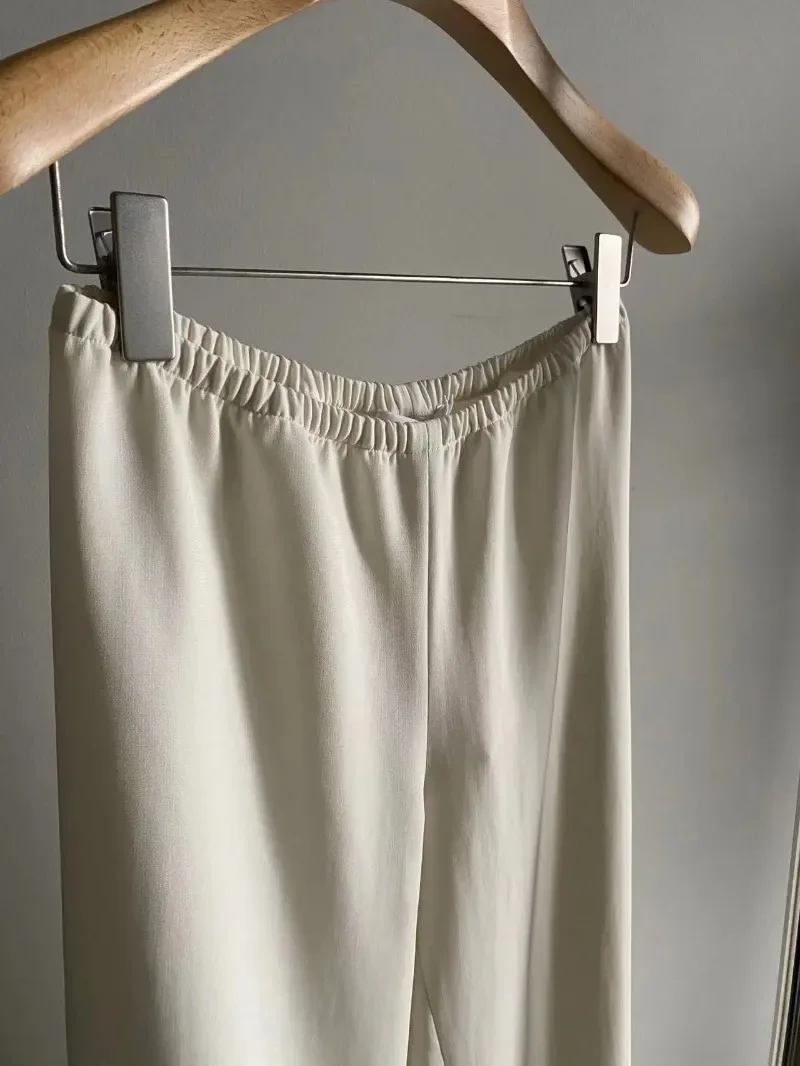 Летние классические женские брюки из ацетата