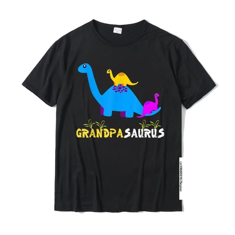 

Mens Grandpasaurus Shirt Funny Grandpa Saurus Dinosaur Matching T-Shirt Popular Men Tshirts Cotton Tees Casual