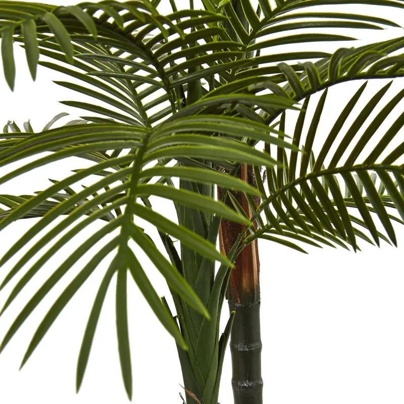 

UV Resistant Green Double Robellini Palm Artificial Tree for Indoor/Outdoor Home Decoration and Garden Landscaping.