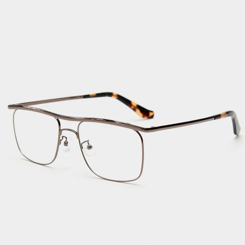

Ретро Металлические квадратные высококлассные мужские оптические оправы для очков для мужчин и женщин Модные оптические очки