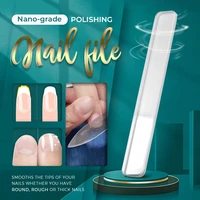 3pcslot nano grade polishing and polishing nail file buffer polishing strip transparent sanding polishing durable nail art tool