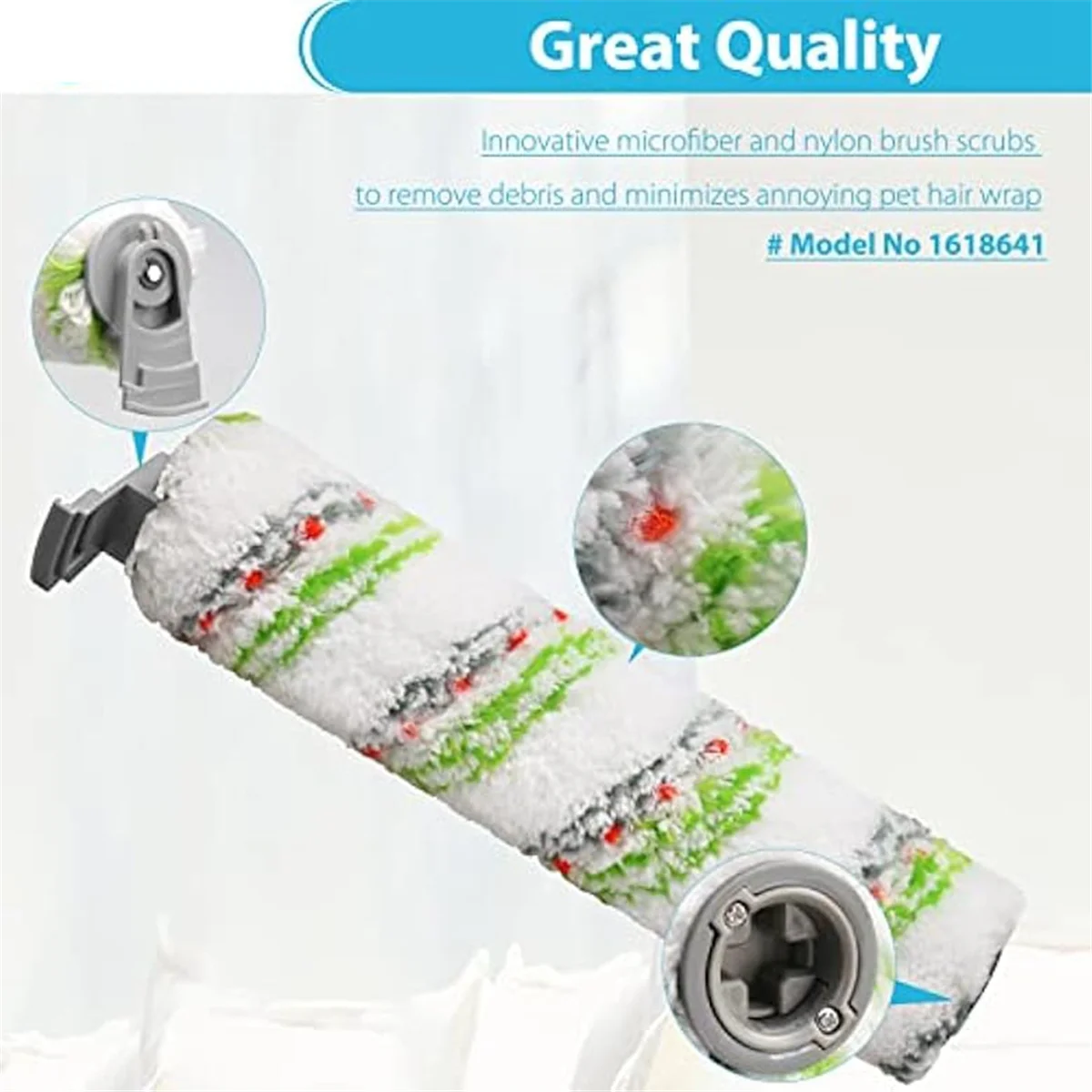 Комплект щеточного роликового фильтра для пылесоса Bissell X7 Crosswave Pet Pro 3279 3277 3011 3055