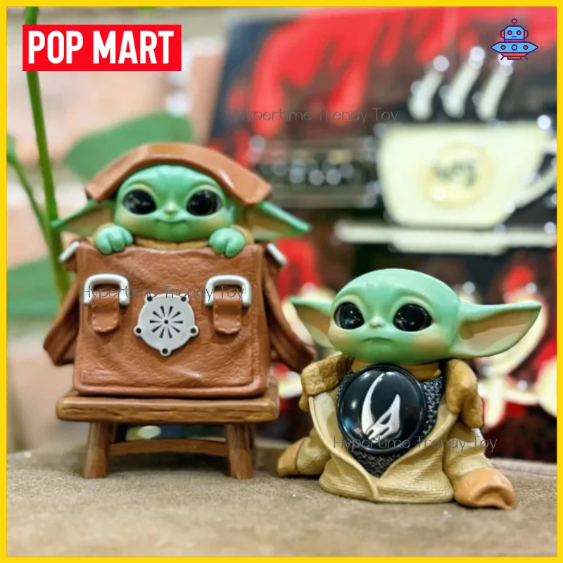 Фото Оригинальные фигурки Popmart Star Wars Grogu из серии Tiny But Mighty, коллекционные игрушки в закрытой упаковке, модные украшения для рабочего стола, подарки-сюрпризы №2