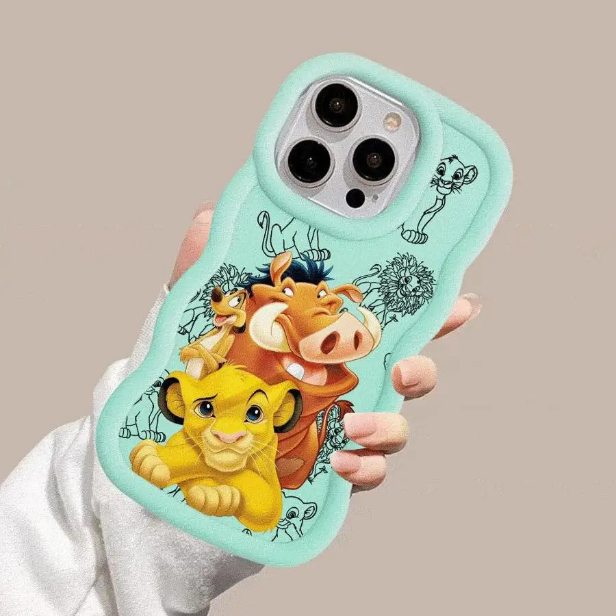 Disney Lion King Phone Case for Apple iPhone 16 13 Pro 11 15 Plus 14ProMax XS Max XR 8 7 12 Mini Shockproof Capa