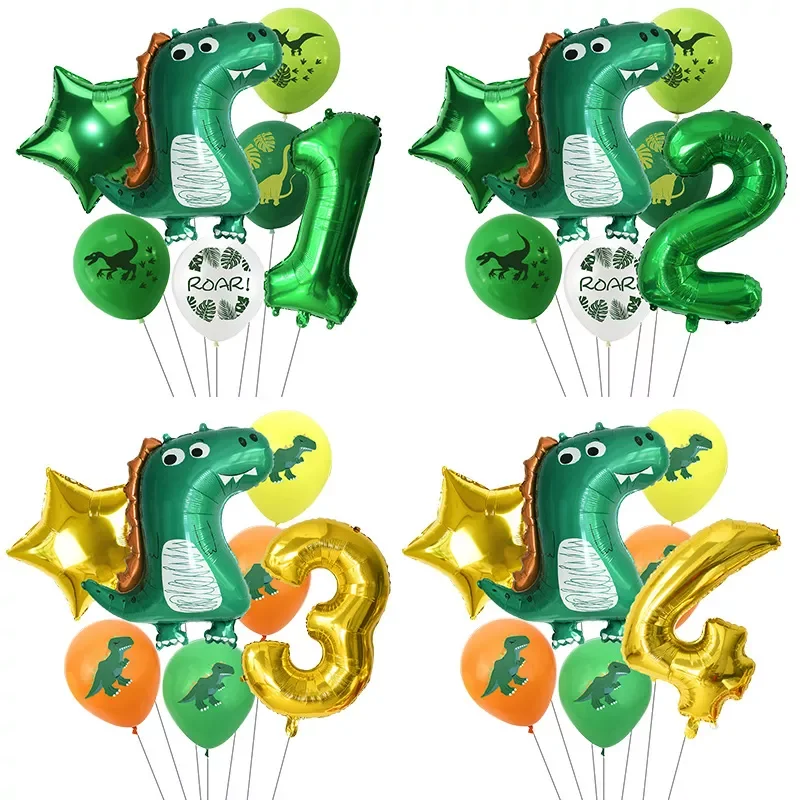 

Dinosaur Party Balloon Dinosaur Birthday Party Foil Number Balloons Kids Wild Animal Jungle Birthday Party Decorations Globos