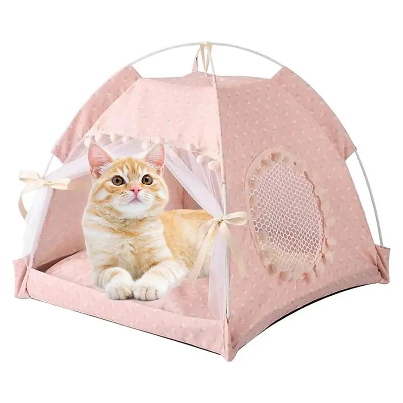

Cat House Bed Tent Princess Sleeping House Kennel Stylish Shape Pet Sleeping Supplies For Cats Dogs And Other Small Animals