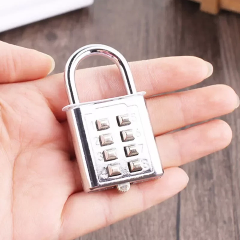 

8 Digit Dial Combination Lock Drawer Swimming Cabinet Metal Code Password Lock for Home Store Offfice Security Padlock