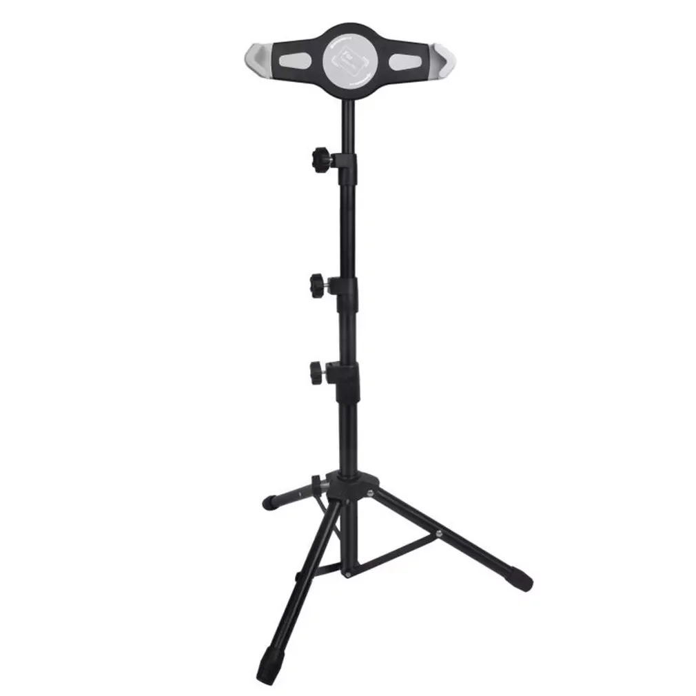 JXY-308 Portable Ergonomic Design Free Rotation Aluminum Alloy Antiskid Metal Tripod Floor Stand For IPad