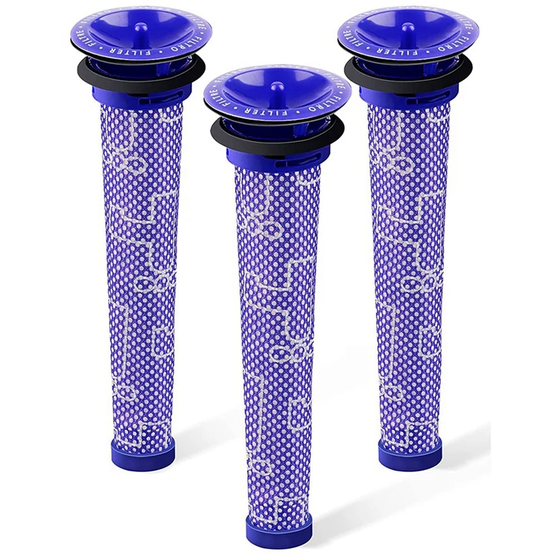 

3Pack Replacement Pre Filters For Dyson - Vacuum Filter For Dyson V6 V7 V8 DC59 DC58 Replaces Part 965661-01