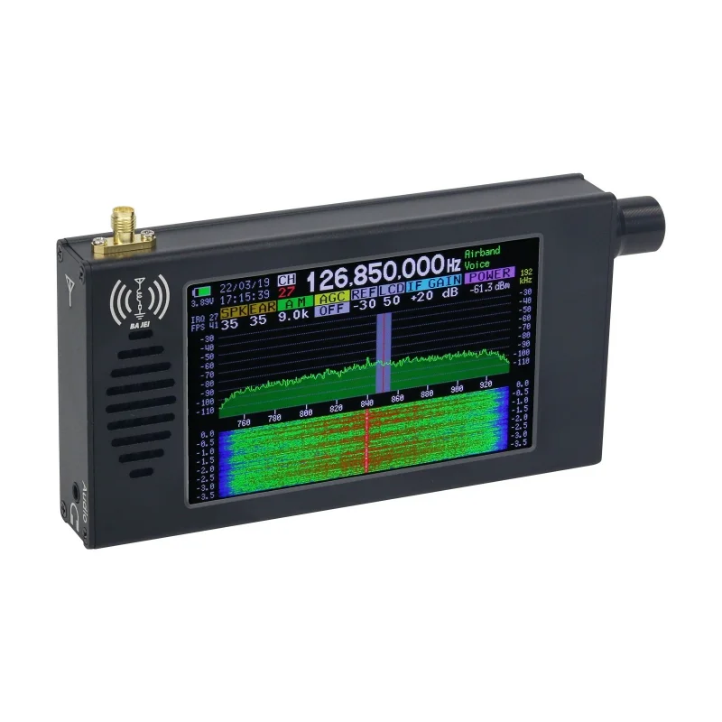 Фото Цифровой радиоприемник DSP-01 SDR с обработкой цифровых сигналов и цифровой демодуляцией для CW/AM/SSB/FM/WFM, 4,3-дюймовый IPS-дисплей на жидкокристаллической основе №5