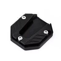 cnc motorcycle bikes kickstand extender foot side stand extension pad support plate kick stand foot pad accessories alloy