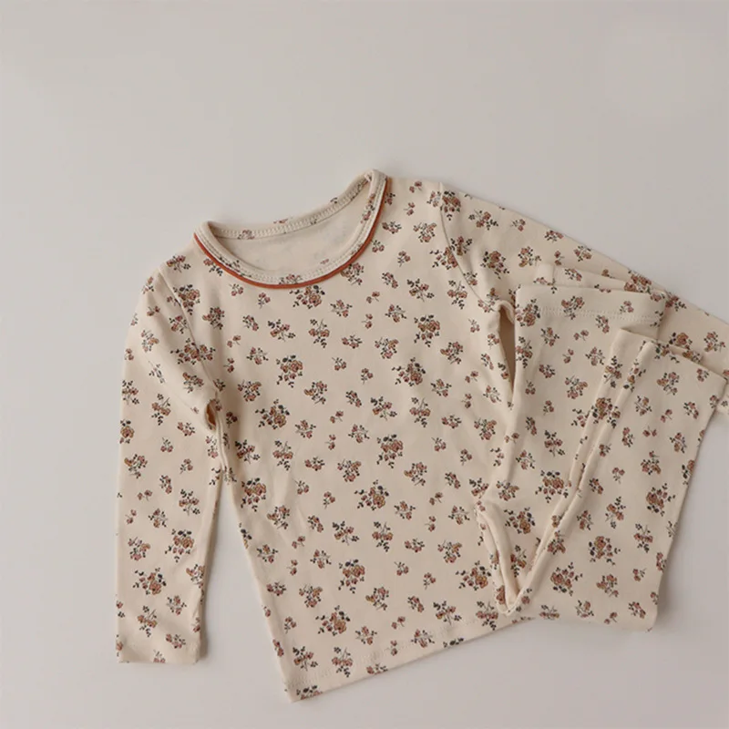 

Kids Fall Fashion 2021 Casual Printing Clothes Set Cotton Service Clothing Autumn Infant Boy Girl Long Sleeve+pants 2pcs Suit