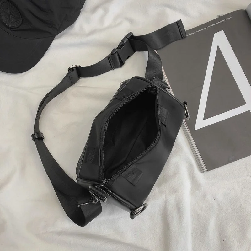 Women's Leisure Tide Brand Multi-functional One-shoulder Cylinder Bag Men's Fashion Japanese Crossbody Retro Fashion Travel Bags