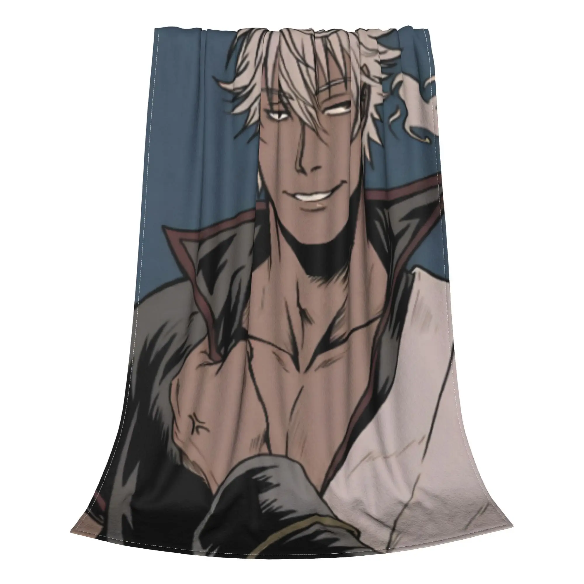 Gintama натяжение Gintoki See одеяло флисовые теплые Пледы для самолета путешествия