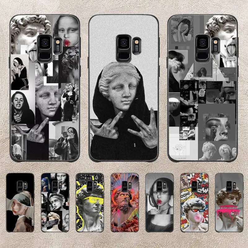 

David Mona Lisa Phone Case For Samsung Galaxy A51 A50 A71 A21s A31 A41 A10 A20 A70 A30 A22 A02s A13 A53 5G Cover Coque