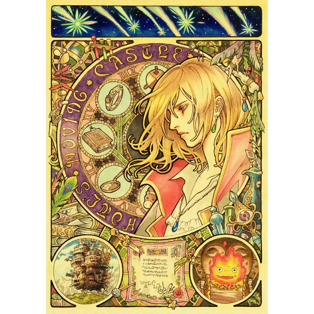 

Мультяшный аниме Hayao Miyazaki Totoro Spirited Away постер Тоторо кафе детский домашний Декор Ретро домашний Декор для стен в винтажном стиле Decor