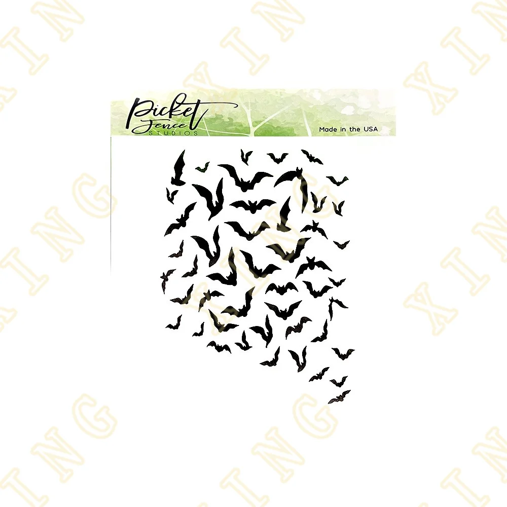 

Cauldron of Bats Diy Embossing Paper Card Template Craft Layering Stencils for Walls Painting Scrapbooking Stamp Album Decor