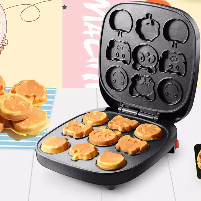 

NEW2023 New in Walnut Cake Maker Automatic Nut Waffle Bread Machine Sandwich Iron Toaster Baking Breakfast Pan Oven EU plug air