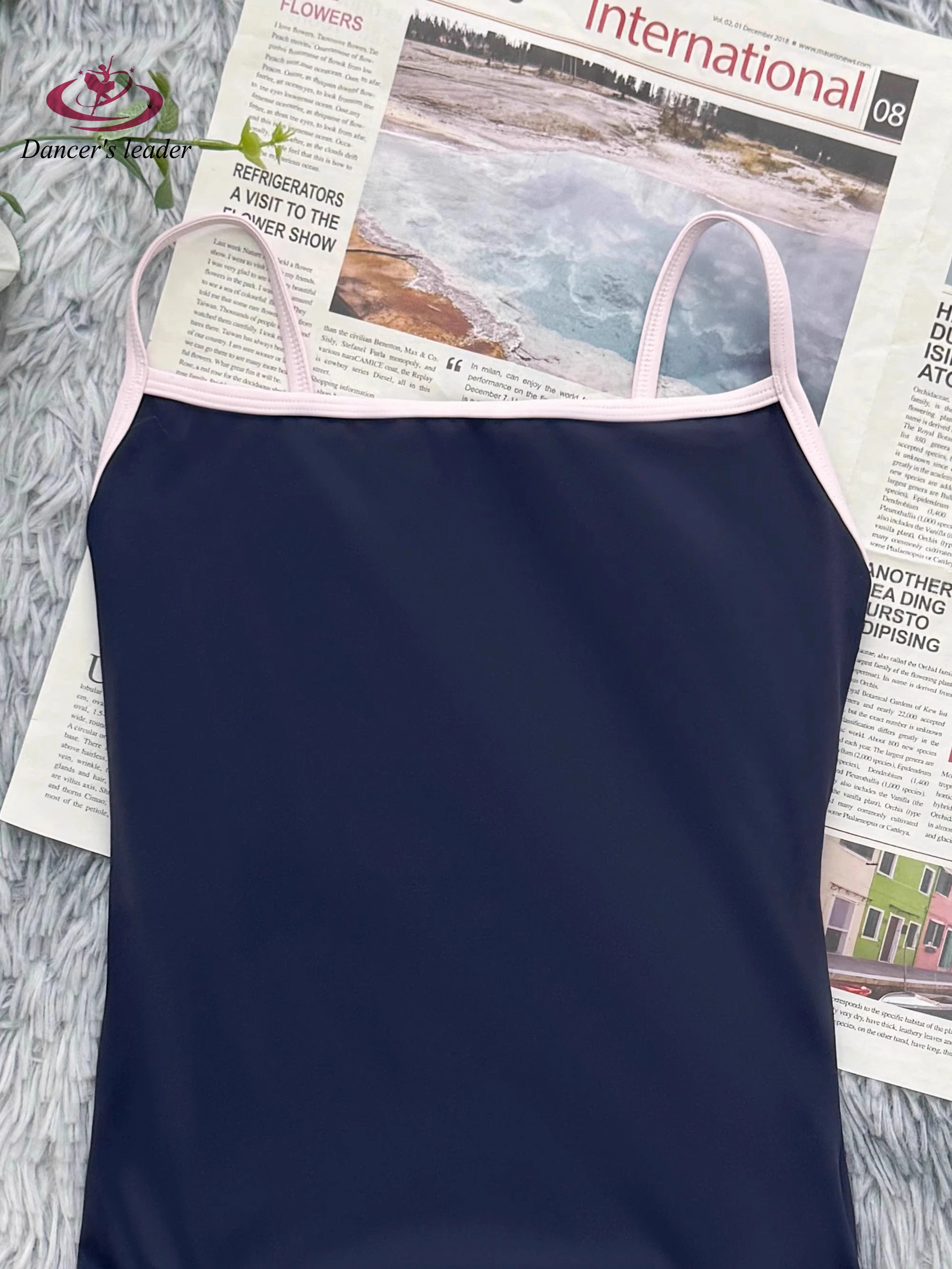 Балетный гимнастический наряд Элитный танцевальный стробоскоп контрастные