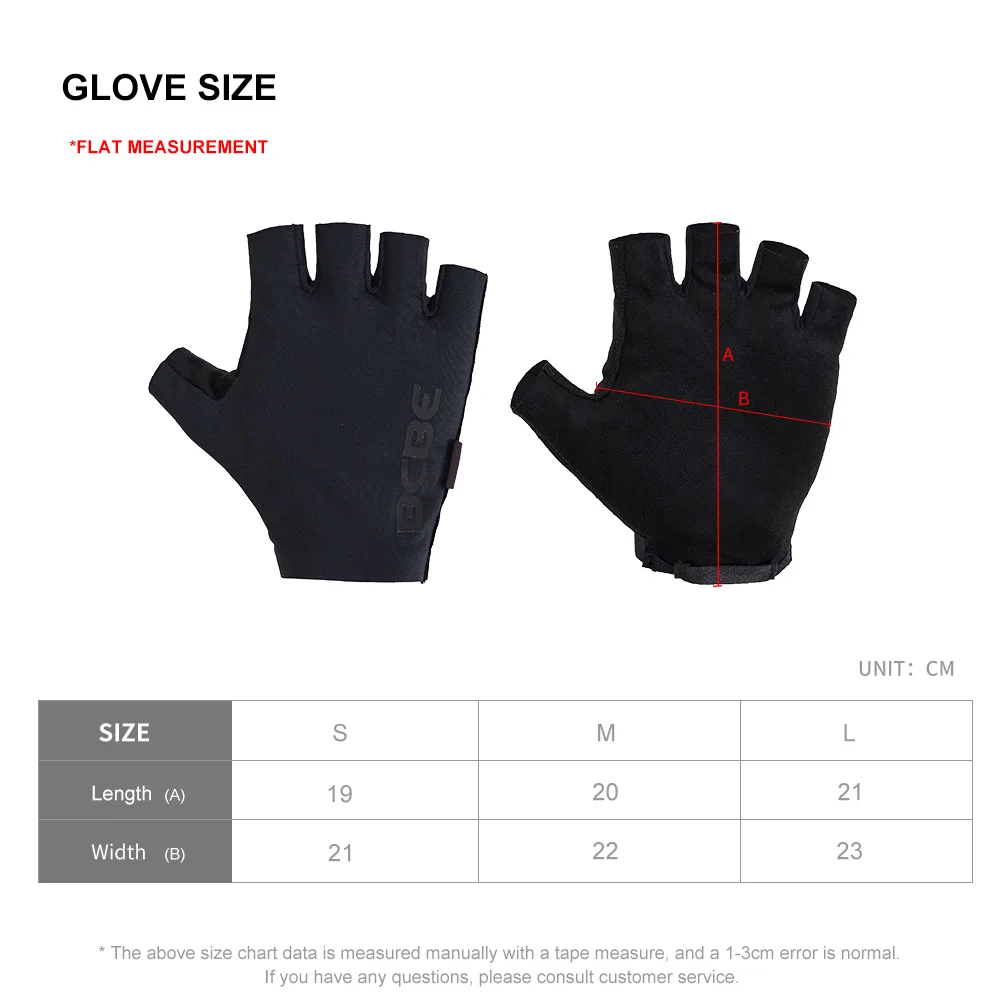 BCBE Велосипедные перчатки с половиной пальца Мужчины Женщины Летние дышащие