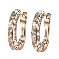 1 pair earrings attractive women for women charm ring shape dainty huggie for women