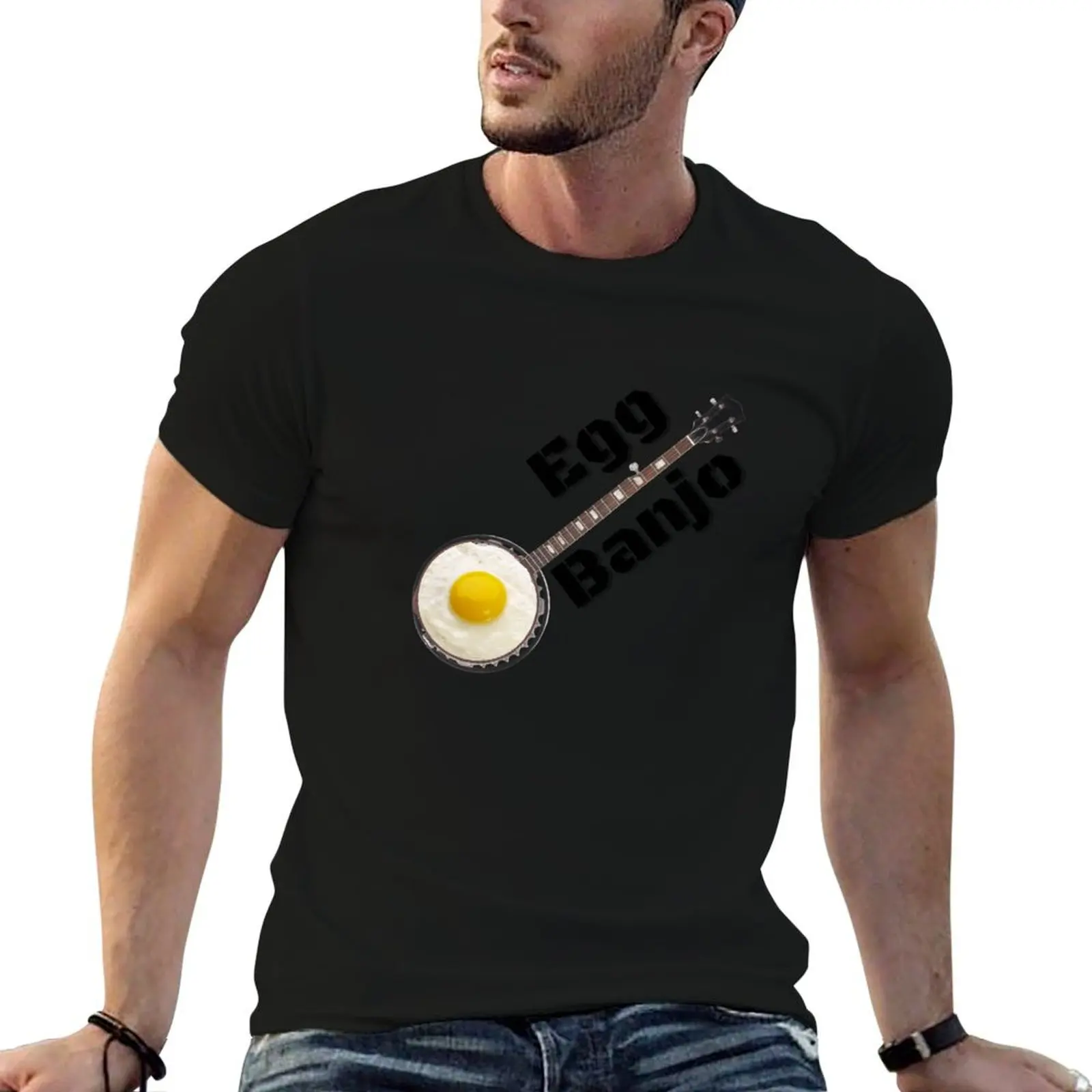 Фото Футболка Egg Banjo для фитнеса, быстросохнущая, с короткими рукавами №1