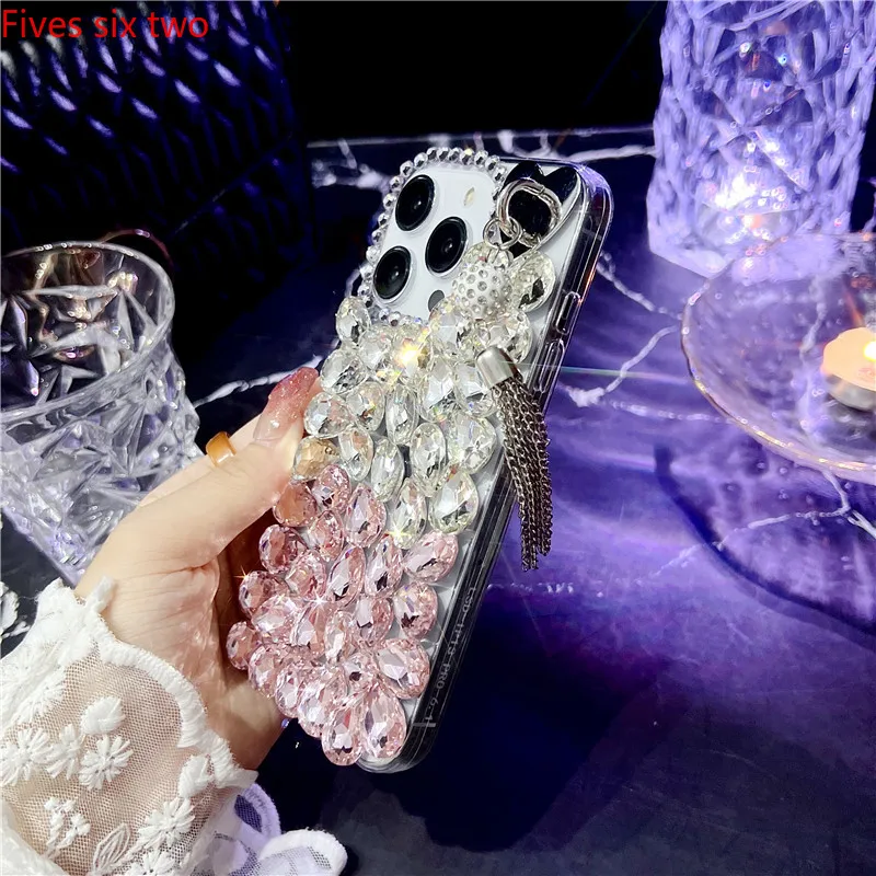 Роскошный блестящий чехол для телефона OPPO A18 A17K A16K A15 A57 A95 A94 A55 A54 A60 A98 A79 A78 A58 A38 A77S