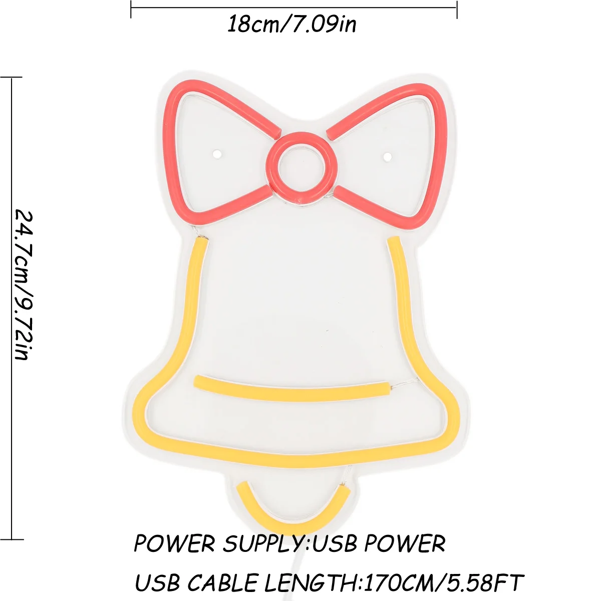 Рисунок 2 - Рождественская настенная неоновая