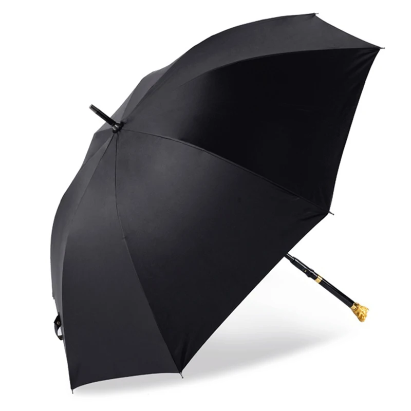 

Umbrella Windproof Long Handle Vintage Cheap Uv Protection Fashion Business Adult Black Umbrella Paraguas Mujer Sunshades