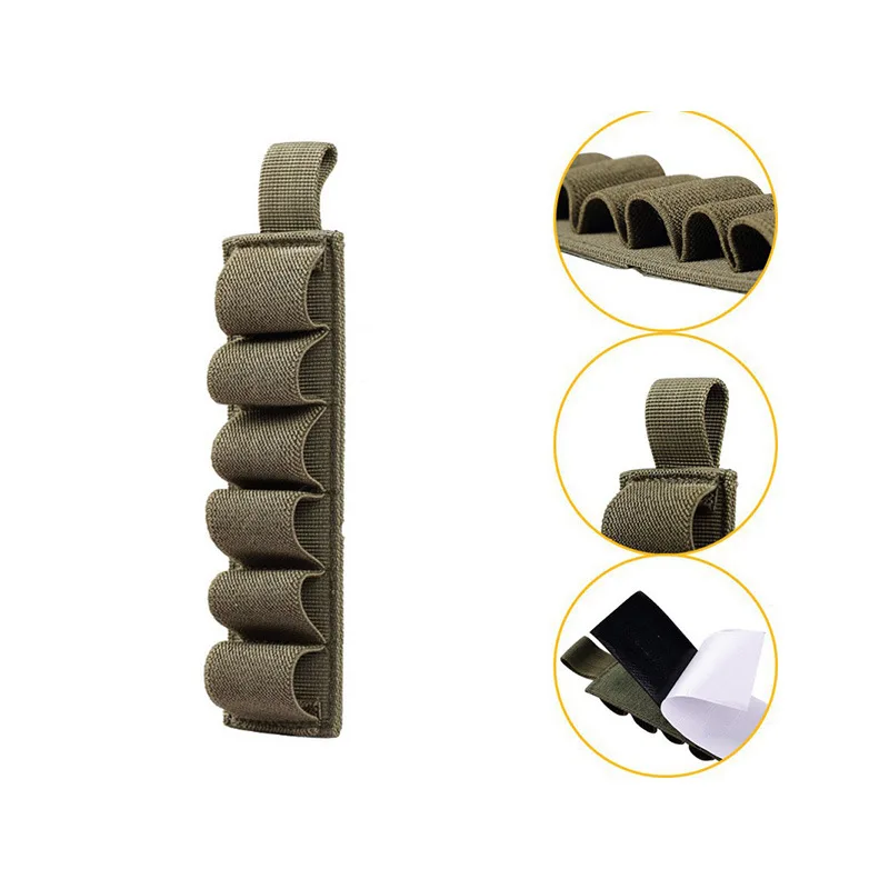 

Outdoor Tactical Velcro Shotgun Buttstock Cartridge Pouch Military Accessories Multifunction Tool Pouch Hunting And Equipment