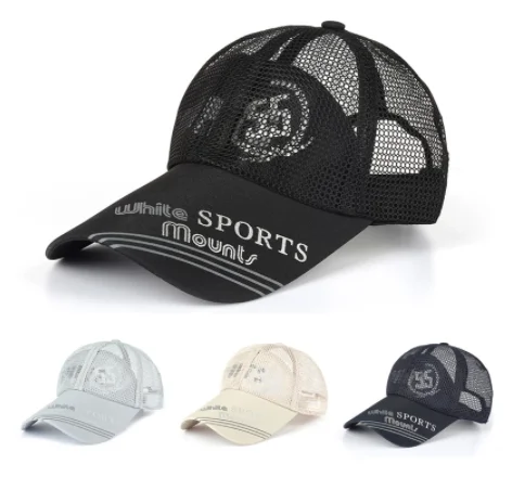 

Fashion Mens 2021 Summer Outdoor Caps for Sport Baseball Running Visor Hat Hot Popular New Cool Quick Dry Mesh Bone Cap gorras