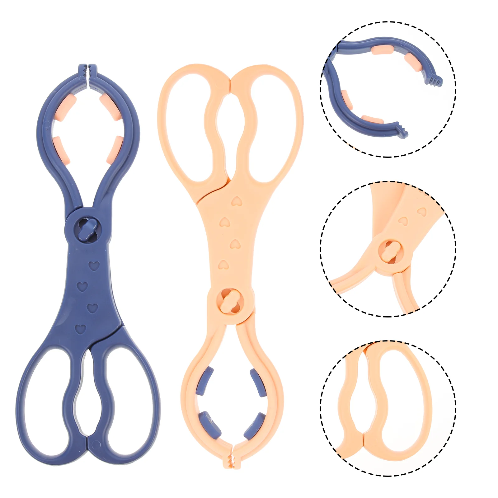 

Bottle Tongs Clamp Baby Clip Feeding Infant Clips Pacifier Tong Hot Silicone Grip Holder Scissor Feeder Bbq Cooking Grilling