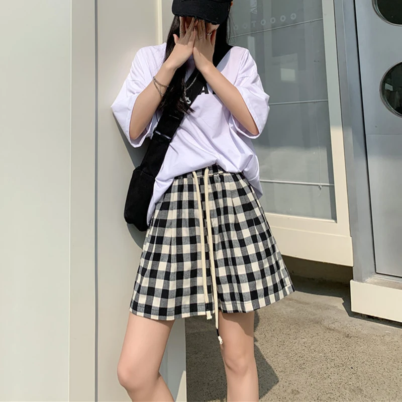 Women's Y2K Clothes Vintage High Waist Summer Thin Straight Casual Sexy Baggy Jogger Shorts Korean Style Clothes 2023 Fashion