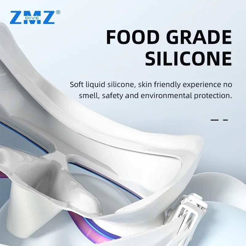 2024 новый стиль прозрачная цветная маска для дайвинга подводной охоты очки