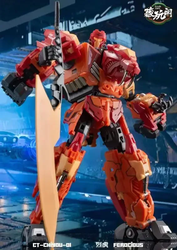 Фото Горячая Распродажа, модель CANG-TOYS 22 см ABS Predaking Fierce Tiger Titan, коллекционная версия CT-01, игрушка для мальчика №2