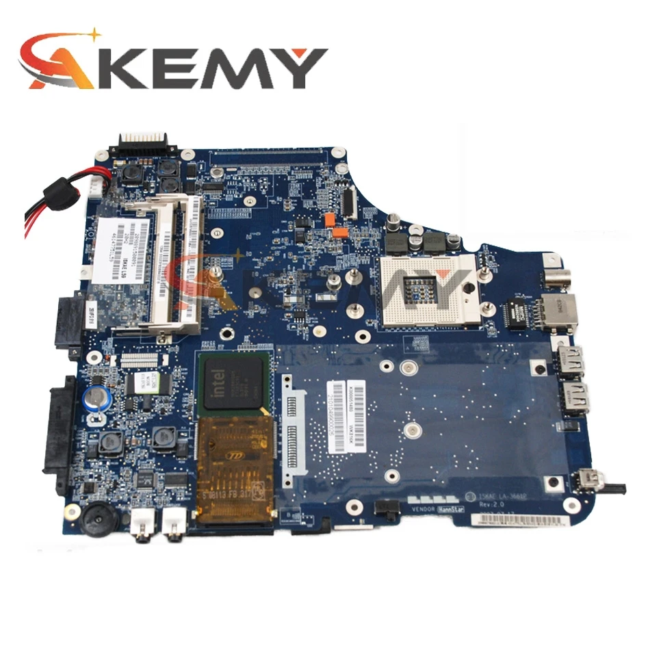 Материнская плата AKEMY для ноутбука Toshiba A200 A205 K000051480 системная модель intel GM945