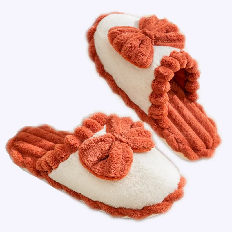 

Мужские и женские зимние теплые тапочки, плюшевые домашние тапочки для влюбленных, Нескользящие домашние тапочки для пар, домашние тапочки ...