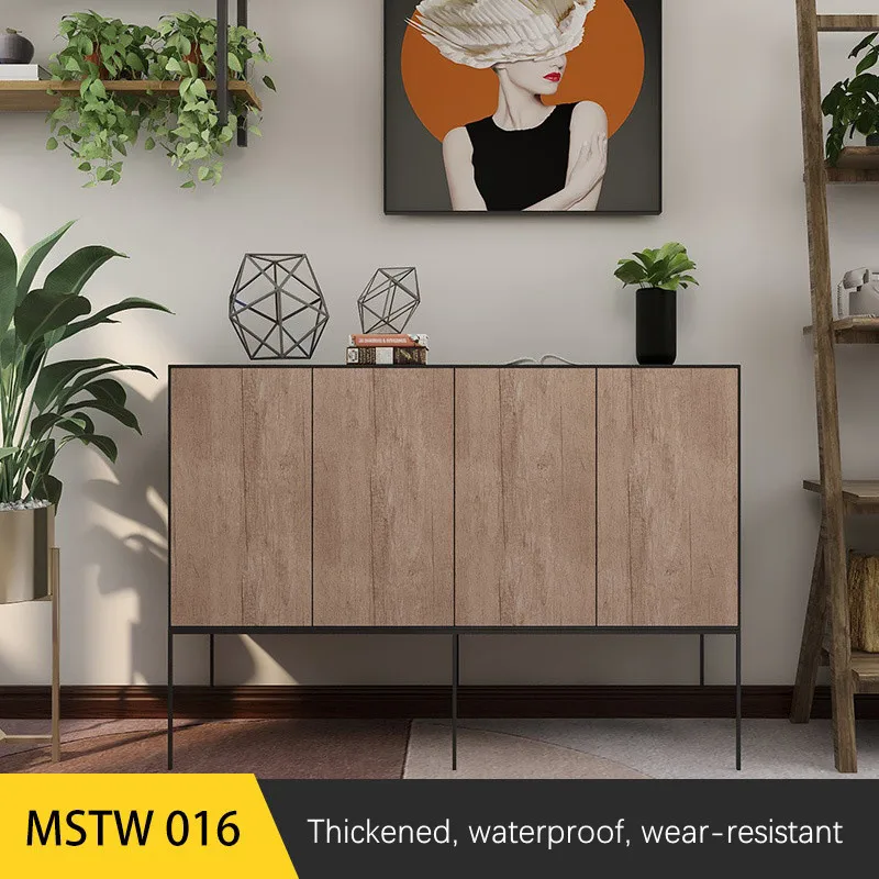 

Водонепроницаемые самоклеящиеся обои с текстурой древесины, уплотненные, домашний декор, настенные Стикеры для обновления мебели, винилов...