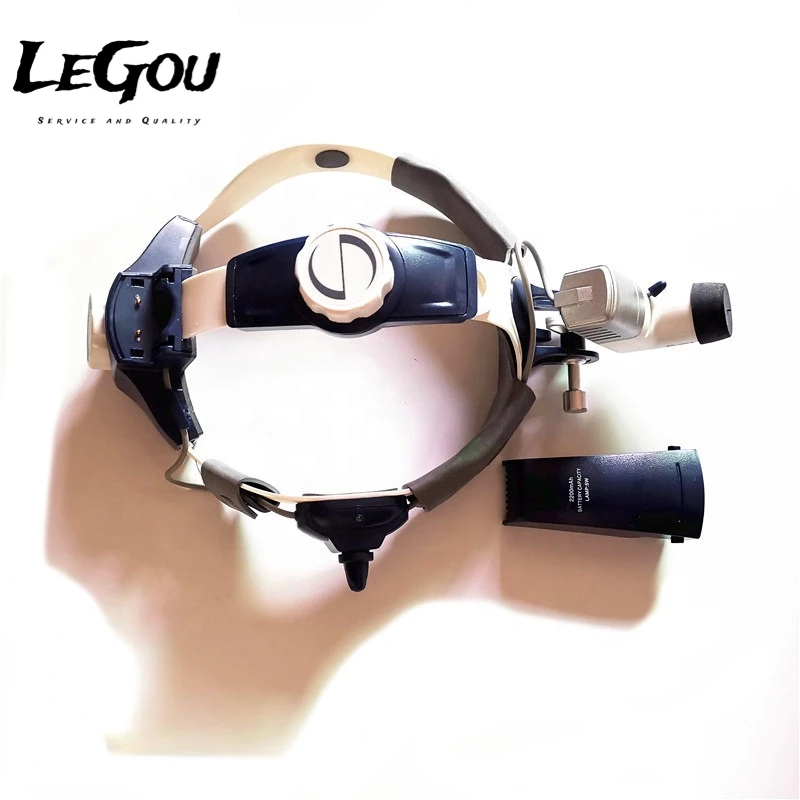 

Rechargeable Battery 5W LED head light for ent medical equipment otoscopy