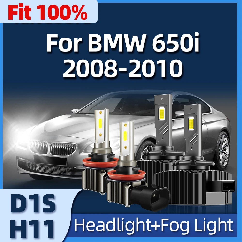 

Roadsun D1S LED Headlights HID Bulb H11 Fog Lamp Car Light Auto 72/110W 6000K 12V 24V Fit For BMW 650i 2008 2009 2010