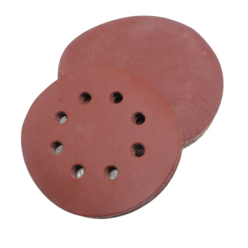 

20pcs 120mm Abrasive Sanding Discs 8 Hole Hook Loop Sandpaper for Drill Grinde 400 Grit Jewellery Tools