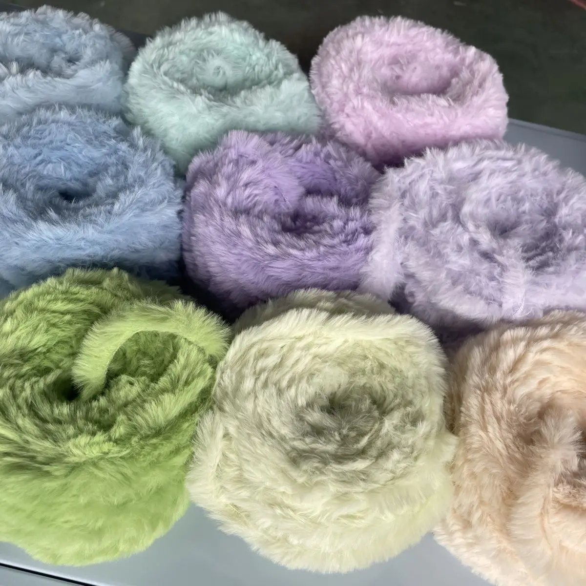 50 г/рулон пряжа из искусственного меха норковая шерстяная кашемир для свитера