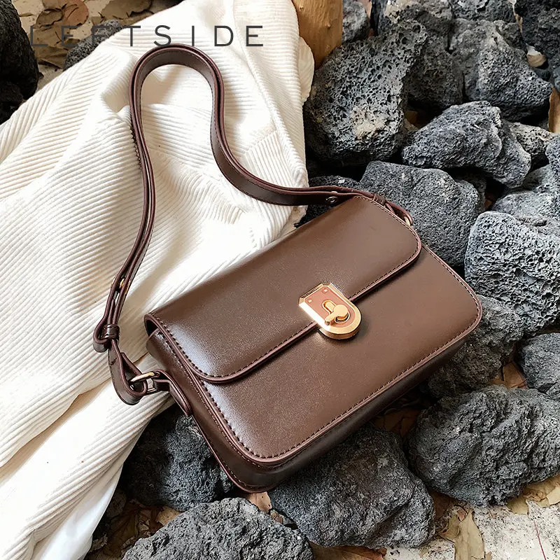 

Маленькие сумки с клапаном для женщин 2023, дизайнерская модная кожаная сумка через плечо в стиле ретро, Женские однотонные сумки и кошельки