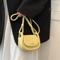 mini bag womens summer new high quality texture pu leather messenger bag fashion luxury trend casual ladies shoulder bag yellow