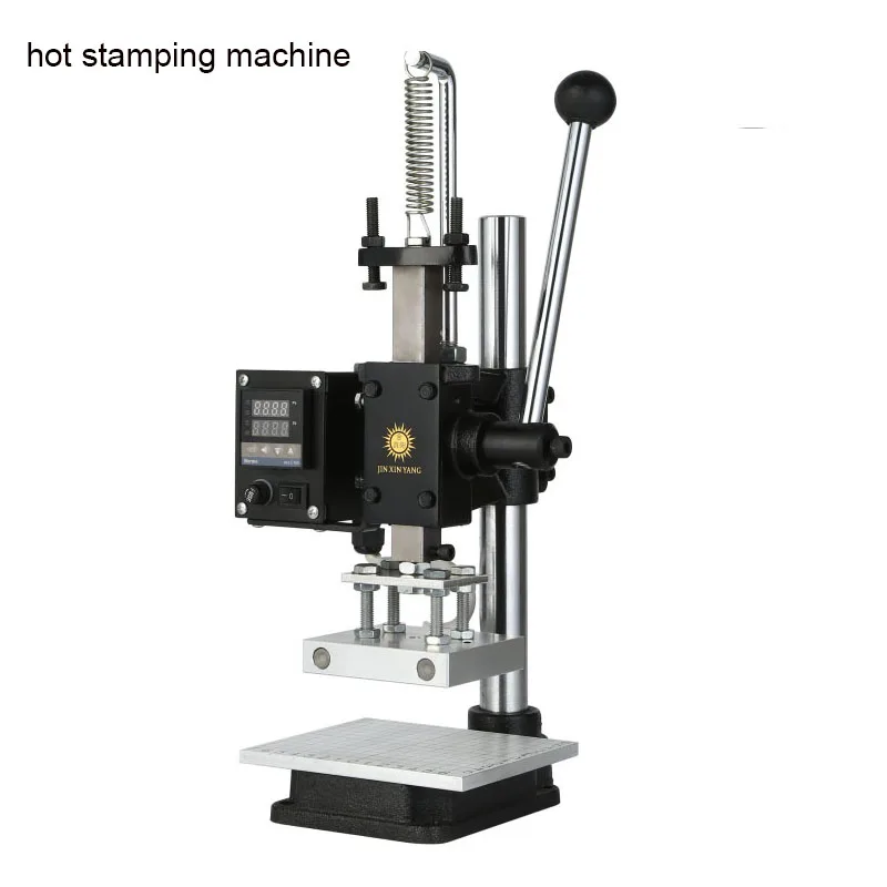 

Станок для золотого тиснения, настольная маленькая машина для горячего тиснения кожи, машина для прессования этикеток