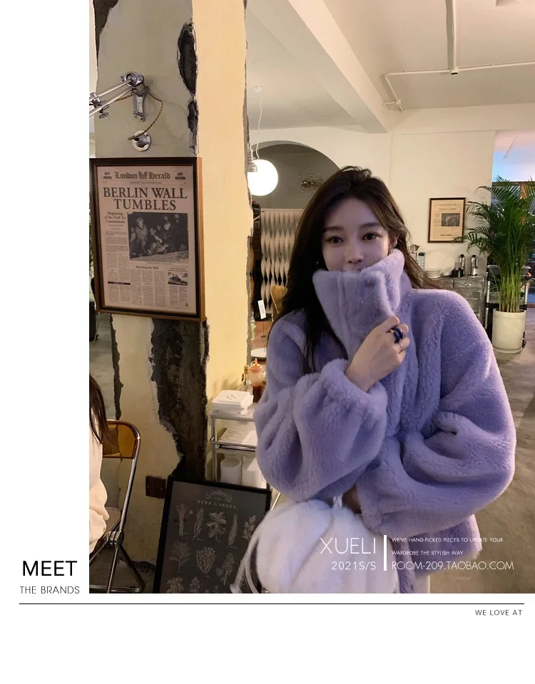 Sheep wool, lamb wool, fur coat